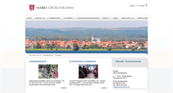 Desktop Screenshot of grosslangheim.de