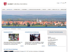 Tablet Screenshot of grosslangheim.de